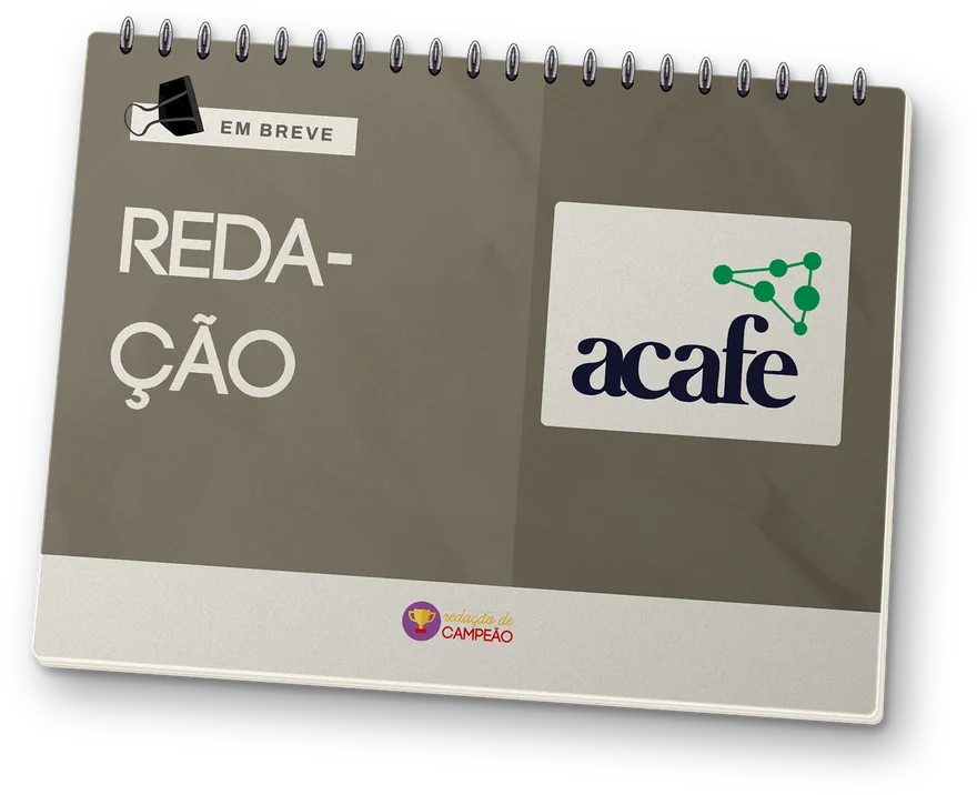 Caderno do curso ACAFE — Redação de Campeão