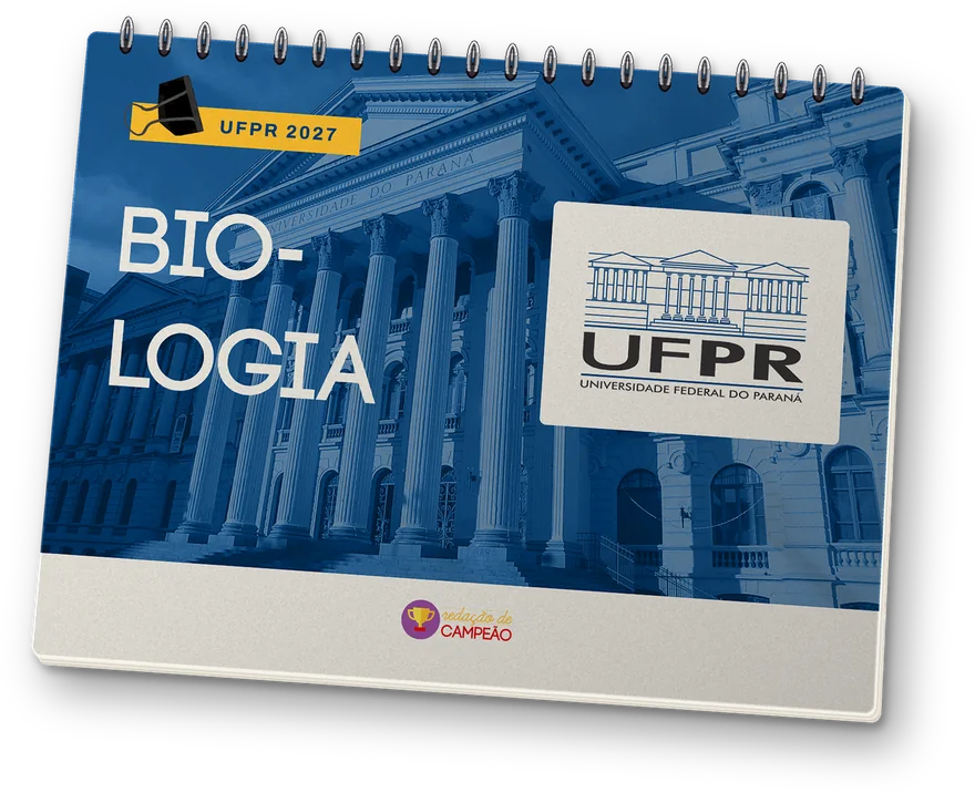 Caderno do curso Biologia UFPR — Redação de Campeão