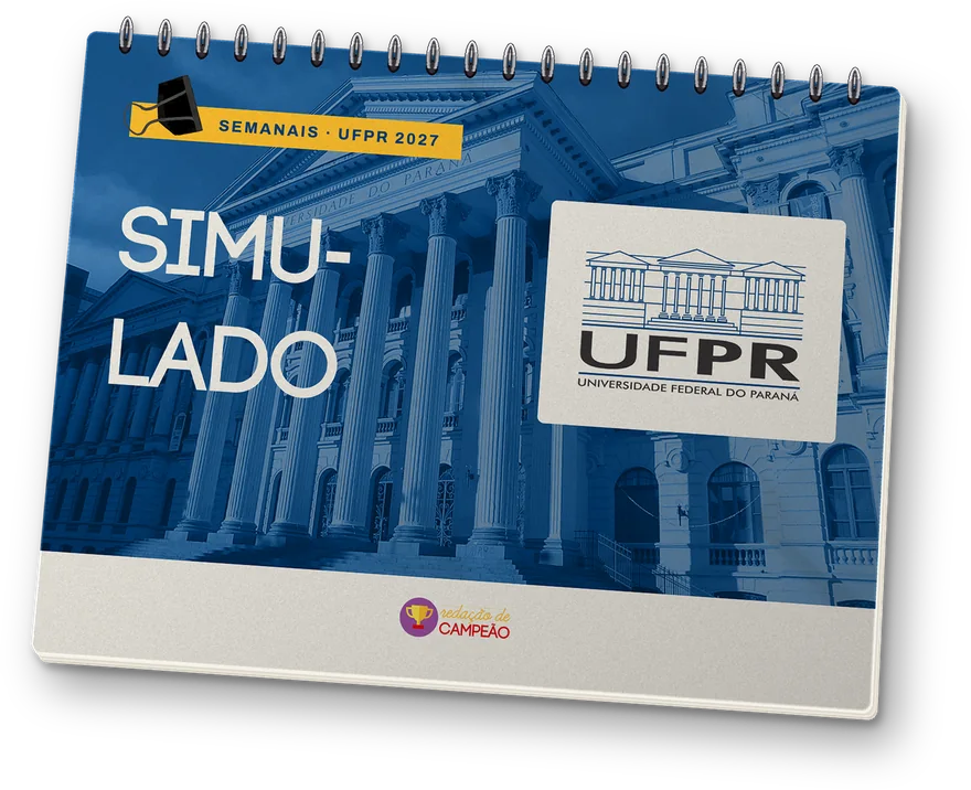 Caderno do curso Simulados Semanais UFPR — Redação de Campeão